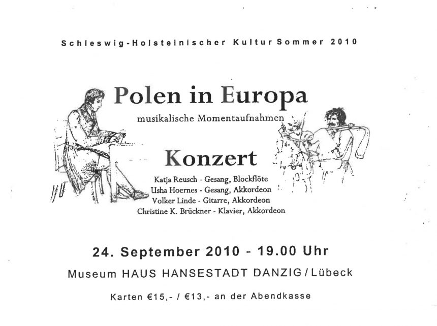Schleswig-Holsteinischer Kultur Sommer 2010